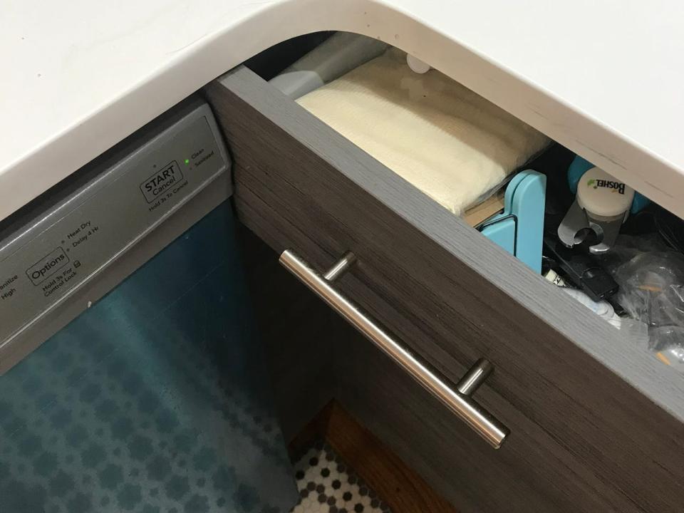 drawer that wont open due to dishwasher in nyc apartment