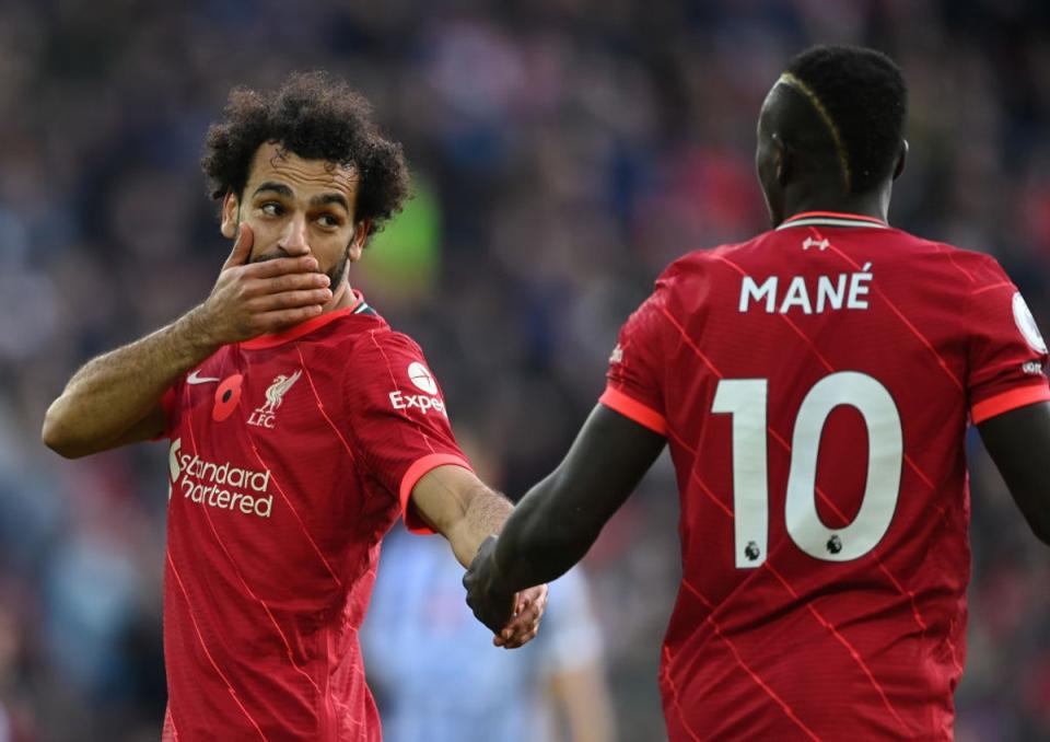 Salah and Mane occasionally clashed but it did not detract from their performances on the pitch (Getty)