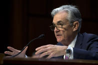 Federal Reserve Board Chair Jerome Powell testifies on the economic outlook, on Capitol Hill in Washington, Wednesday, Nov. 13, 2019. (AP Photo/Jose Luis Magana)