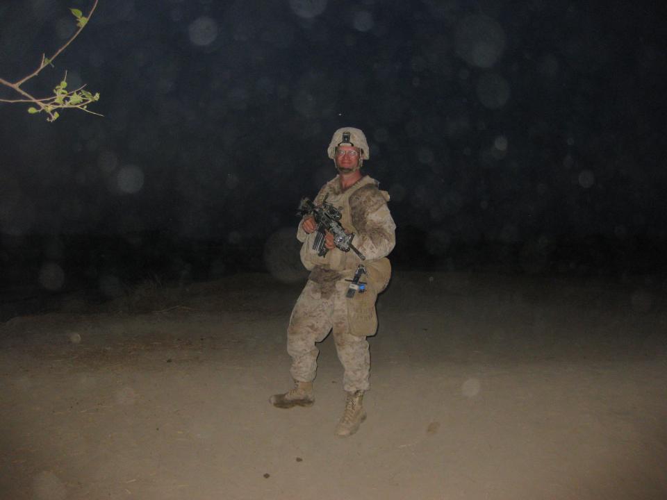 Frank Biggio in Helmand province, Afghanistan, in 2009.