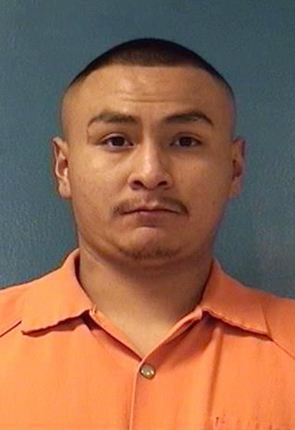 This Saturday, Dec. 8, 2018 booking photo providing by McKinley County Adult Detention Center shows Tyrell Bitsilly, 21. His girlfriend Shayanne Nelson's 8-month-old girl is fighting for her life after police say her 3-year-old brother accidentally shot her in the face Saturday in a Gallup, N.M., motel room while Nelson and Bitsilly were in a shower. Nelson and Bitsilly face child abuse charges. (McKinley County Adult Detention Center via AP)