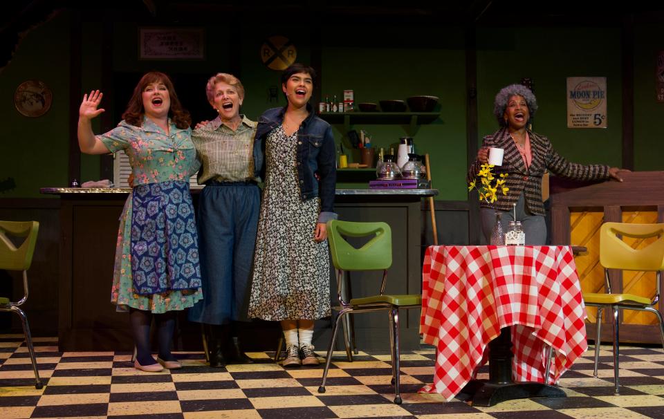 Jennifer Bishop, Sandra Kras, Dani Vazquez and Dolette McDonald in the Savannah Repertory Theatre production of 'The Spitfire Grill.'