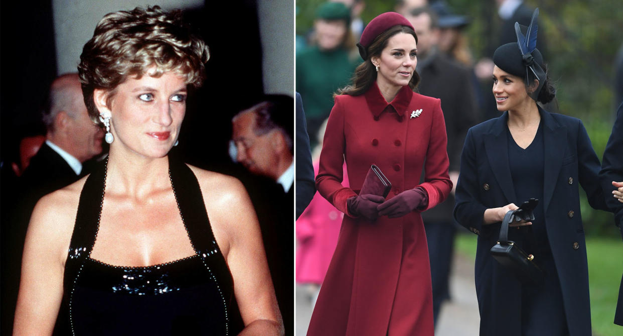 Diana would have a ‘great mother-in-law’ to Kate and Meghan, says her former astrologer [Photos: Getty]