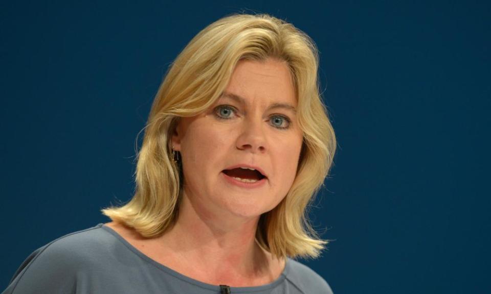 Education secretary Justine Greening