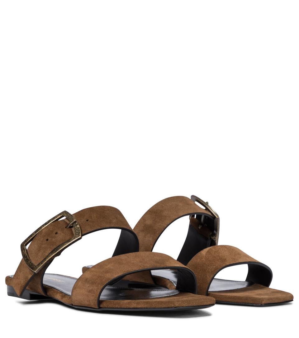 8) Oak Suede Sandals