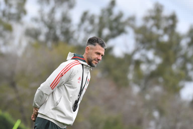 Martín Demichelis, director técnico de River Plate