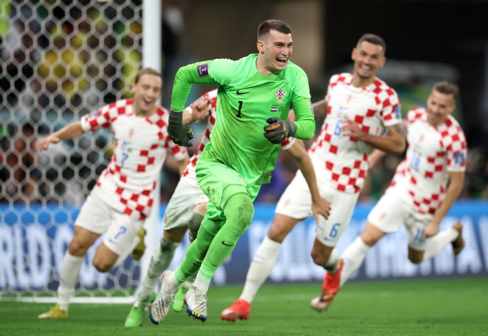 Livakovic was again a shootout hero for Croatia (Getty Images)