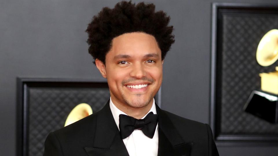 Host Trevor Noah on the red carpet at the 63rd Annual Grammy Awards