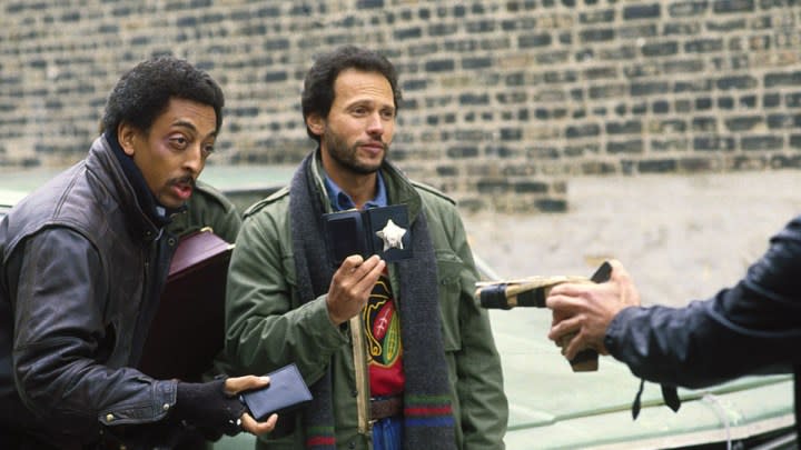 Gregory Hines and Billy Crystal in Running Scared.