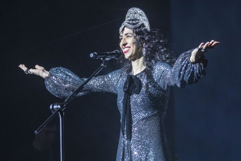 Recital de la carioca Marisa Monte en el teatro Gran Rex