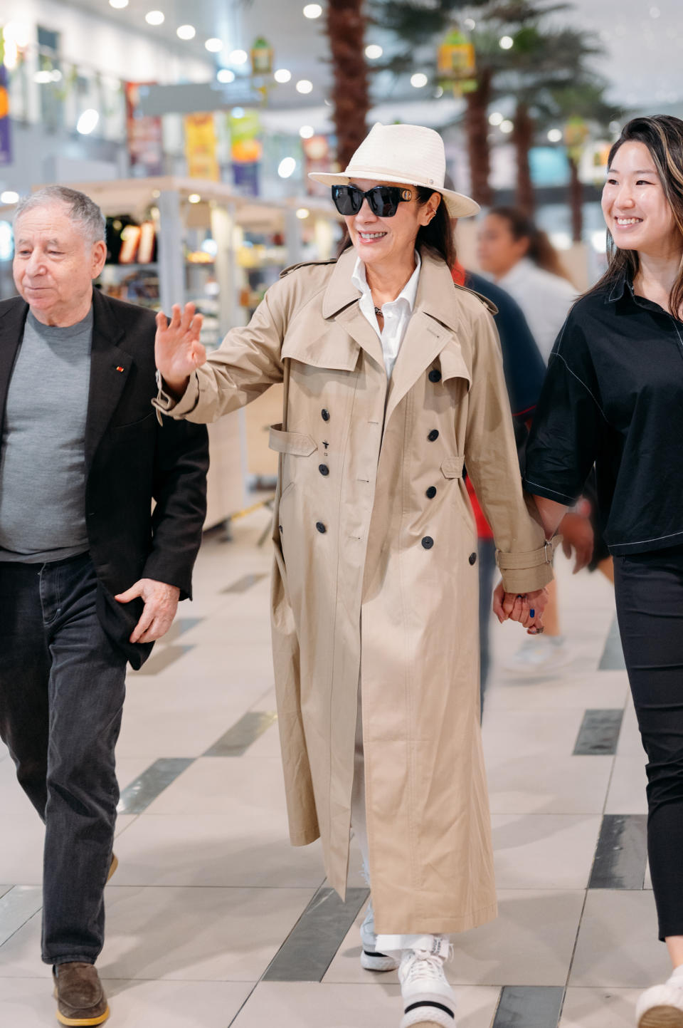 Dato' Michelle Yeoh's airport look. (PHOTO: Dior)