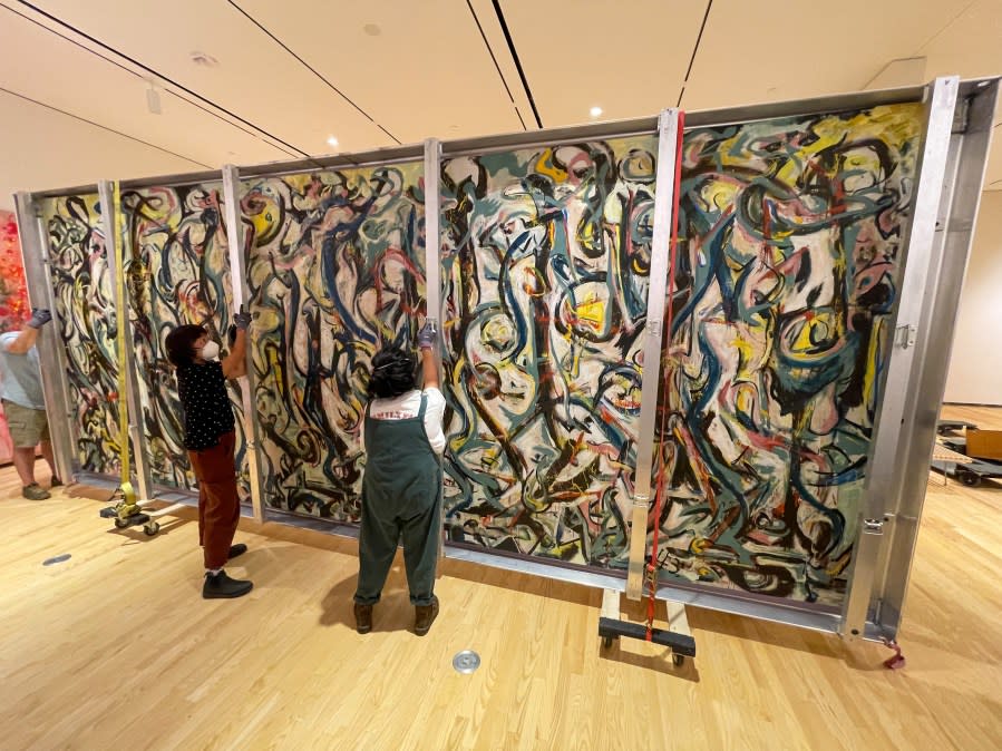 Jackson Pollock’s world-famous “Mural” returned to Stanley Museum of Art in 2022. It was displayed at Davenport’s Figge Art Museum from 2008 to 2012.
