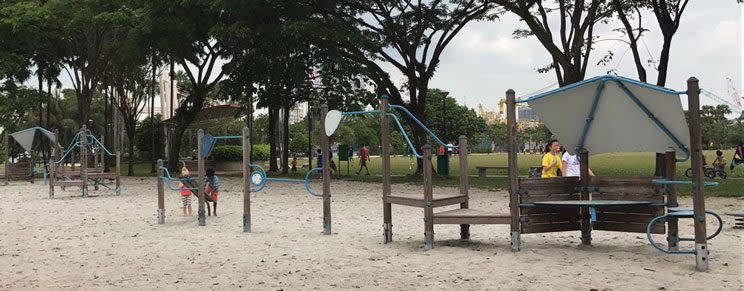Play structures at West Coast Park. (Photo: Mummy and Daddy Daycare)
