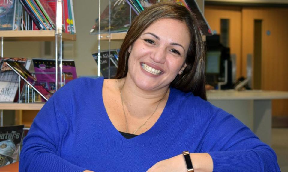 Andria Zafirakou in he classroom at Alperton community school in Brent.