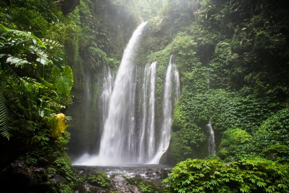 Tiu Kelep waterfall in northern Lombok (Getty/iStockp)