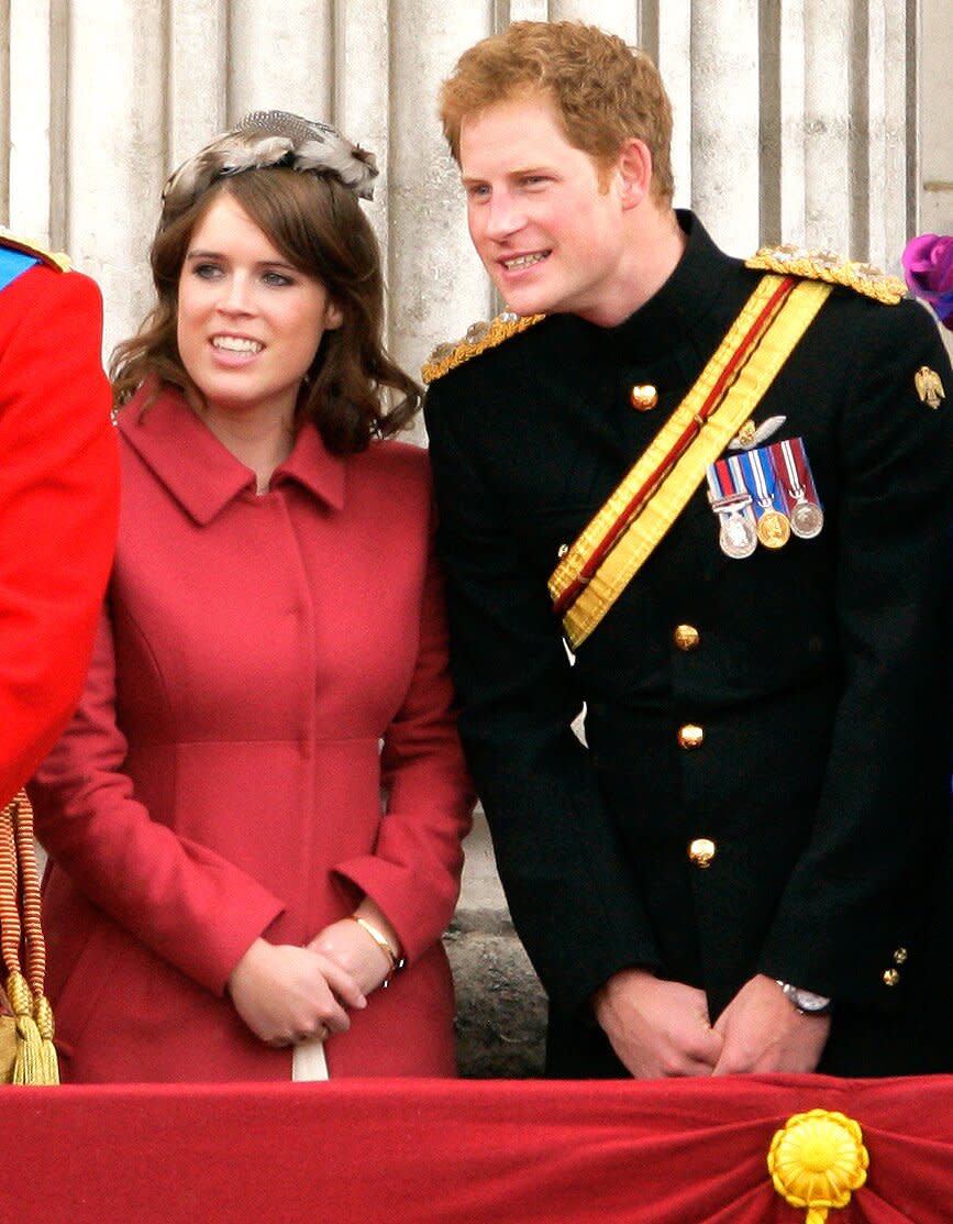 prince harry, princess eugenie