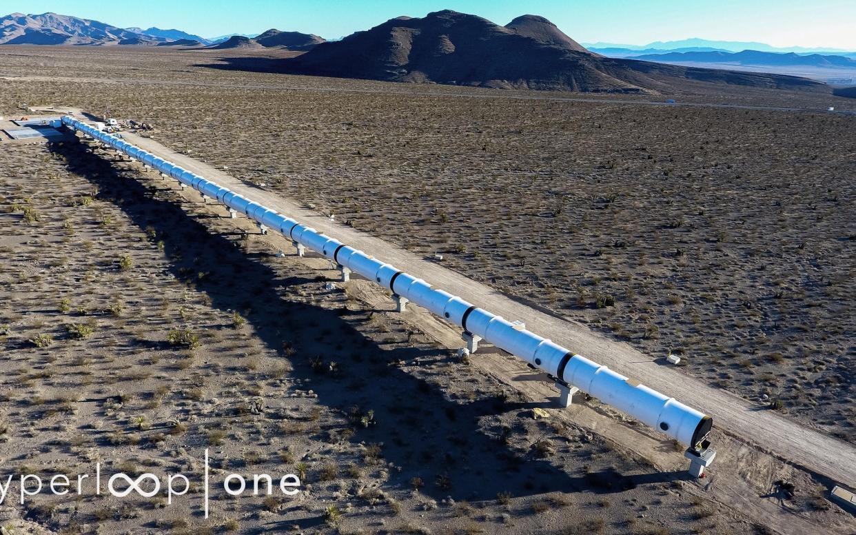 Hyperloop: A test track in the Nevada desert - Hyperloop One 