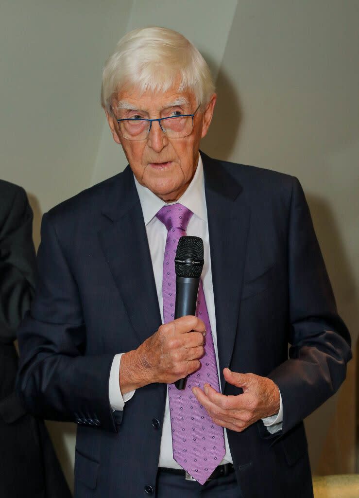 Sir Michael Parkinson has opened up about the side effects of his prostate cancer treatment [Photo: Getty]