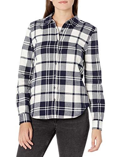 6) Flannel Slim-Fit Long Sleeve Shirt
