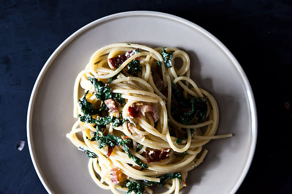 Swiss Chard and Lemon Ricotta Pasta