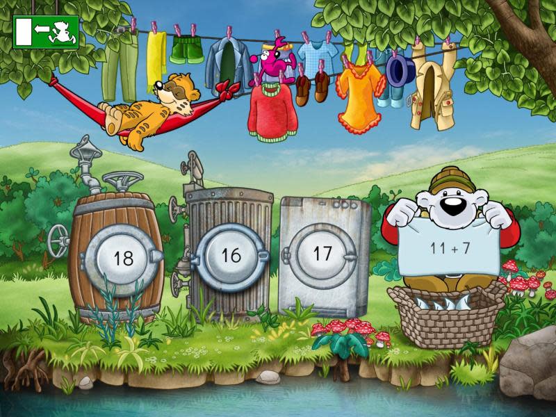 Welche Wäsche will wohin? Mathe-Übungen werden in «Emil und Pauline auf dem Hausboot 2.0» spielerisch verpackt. Foto: United Soft Media