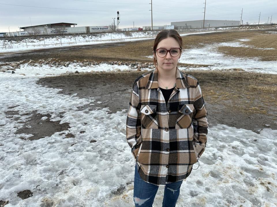 Nicole Fellner says her dog was euthanized after sustaining injuries at a Regina dog park that is also a storm water detention pond. Fellner says the dog broke its spine after tripping over one of the large rocks meant to prevent flooding.