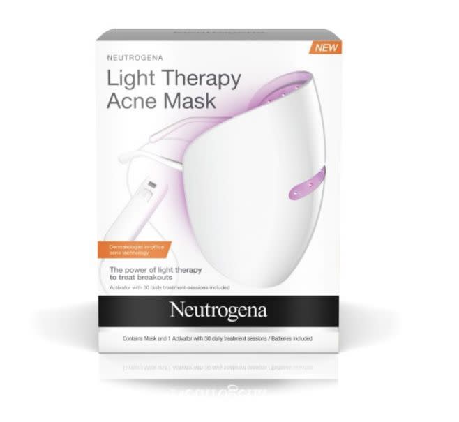 Buy the <a href="https://www.target.com/p/neutrogena-174-light-therapy-acne-mask/-/A-51108445?lnk=rec|adaptpdpexsrch|related_prods_vv|adaptpdpexsrch|51108445|3" target="_blank">Neutrogena Light Therapy acne mask</a>&nbsp;for $34.99