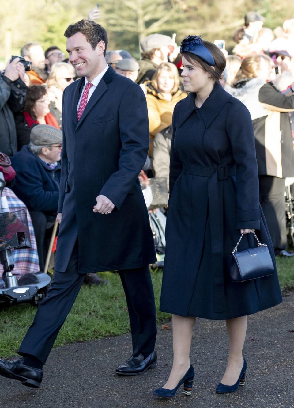 <p>The couple once again walked with their fellow Windsors to Christmas day services at the Sandringham estate—an annual royal tradition that draws crowds of well-wishers and royal watchers.</p>
