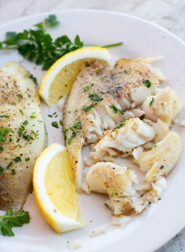 <p>Best Recipe Box</p><p>This air fryer white fish recipe is our go-to healthy meal when we’re craving a seafood dinner. Add your favorite spices and you’ll never get tired of eating white fish often.</p><p><strong>Get the recipe: <a href="https://bestrecipebox.com/air-fryer-white-fish/" rel="nofollow noopener" target="_blank" data-ylk="slk:Air Fryer White Fish;elm:context_link;itc:0;sec:content-canvas" class="link ">Air Fryer White Fish</a></strong></p><p><strong>Related: <a href="https://parade.com/1364910/aliceknisleymatthias-2/air-fryer-hot-dogs/" rel="nofollow noopener" target="_blank" data-ylk="slk:How to Make Air Fryer Hot Dogs;elm:context_link;itc:0;sec:content-canvas" class="link ">How to Make Air Fryer Hot Dogs</a></strong></p>