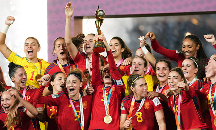 La selección española campeona del mundo