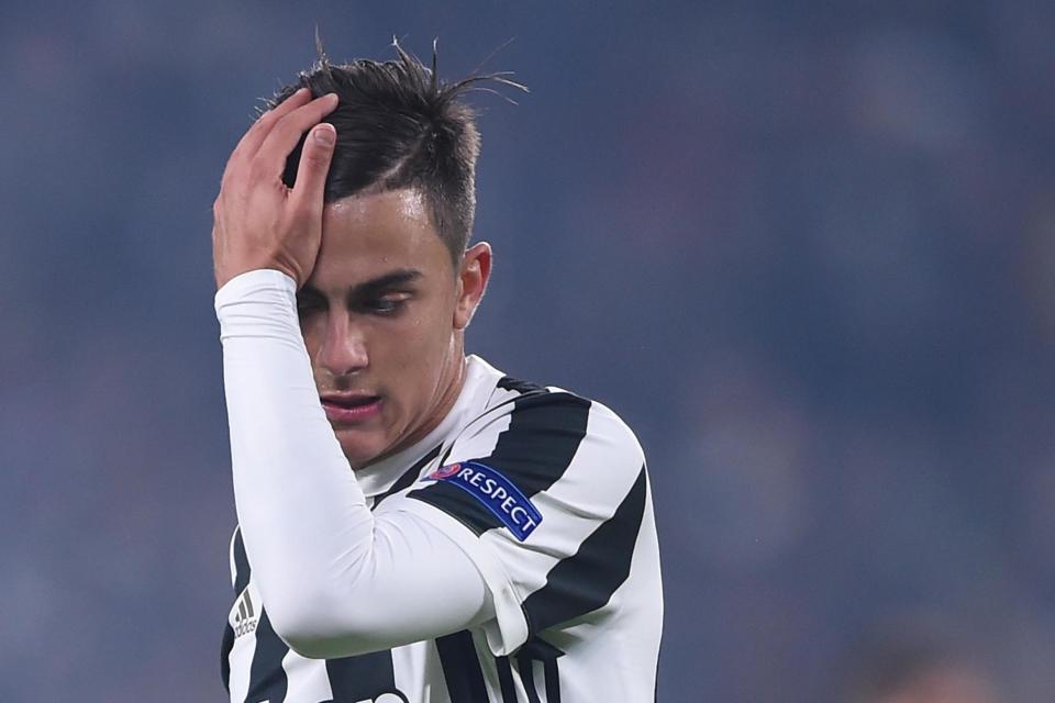 Boost for Tottenham as Juventus lose Paulo Dybala to injury ahead of Champions League tie