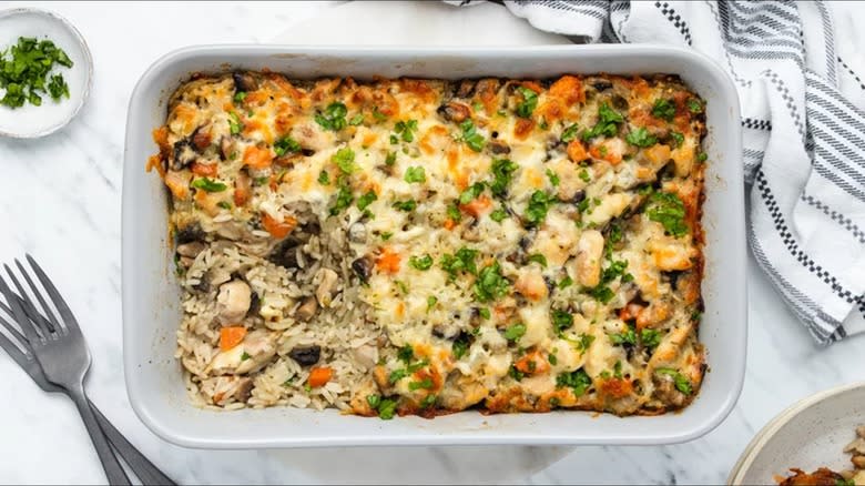 Hearty Chicken and Rice Casserole