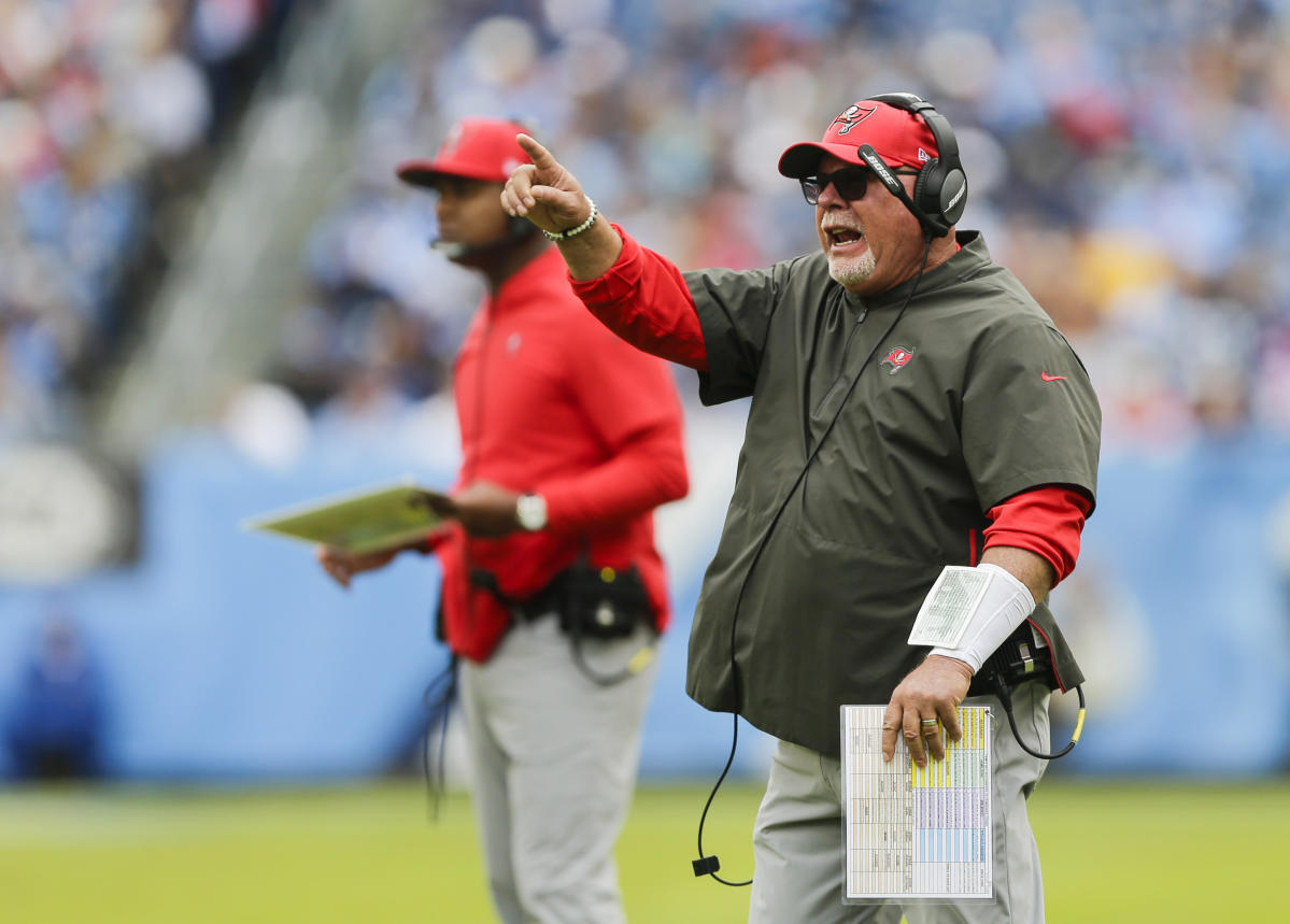 Bucs coach Bruce Arians blasts officials for quick whistle in