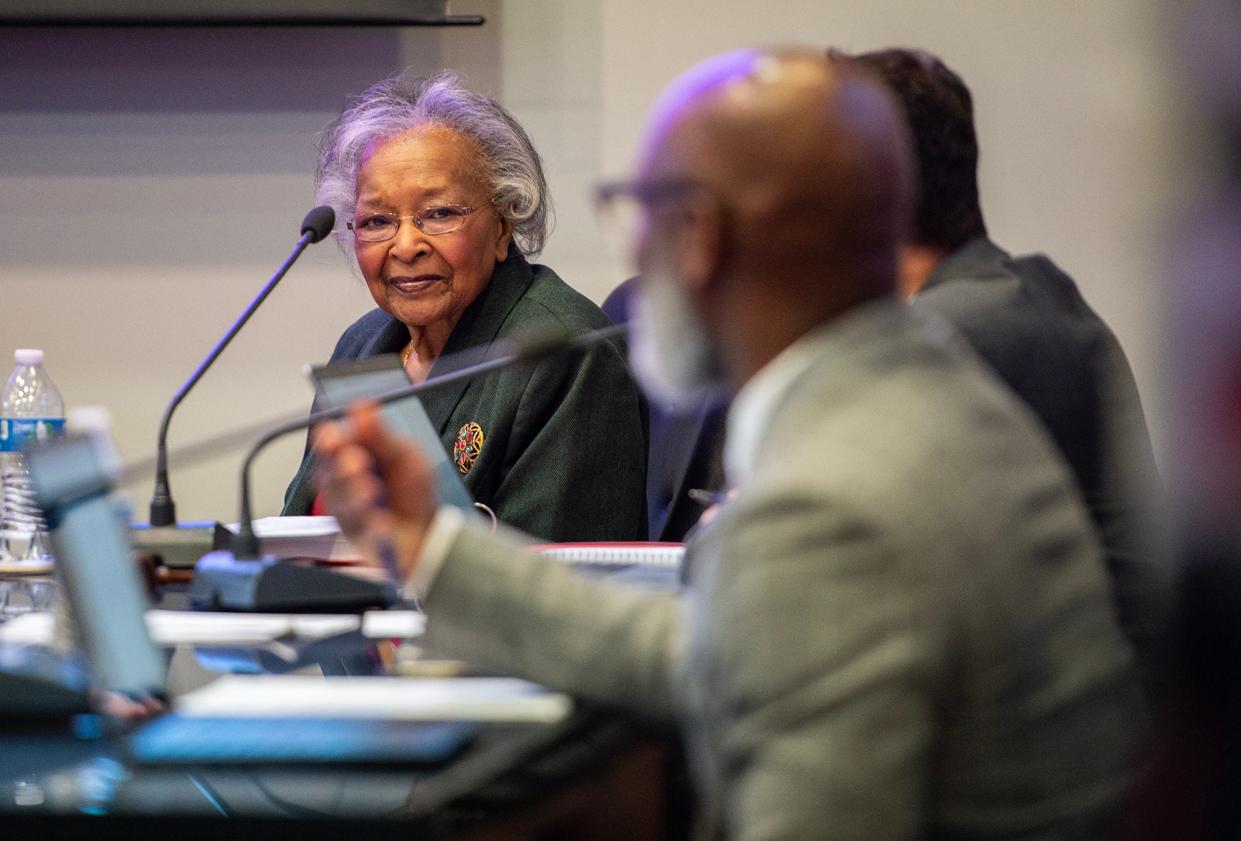 Board Member Barbara Hilliard, who represents Ward 4, seen here in this Dec. 19, 2023 file photo, brought up the fact that Jackson's population as a whole has declined over the years, which is another reason why enrollment has declined.