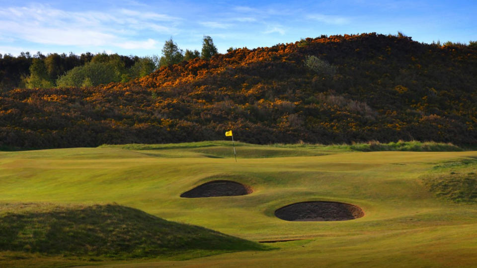 Royal Dornoch golf course pictured