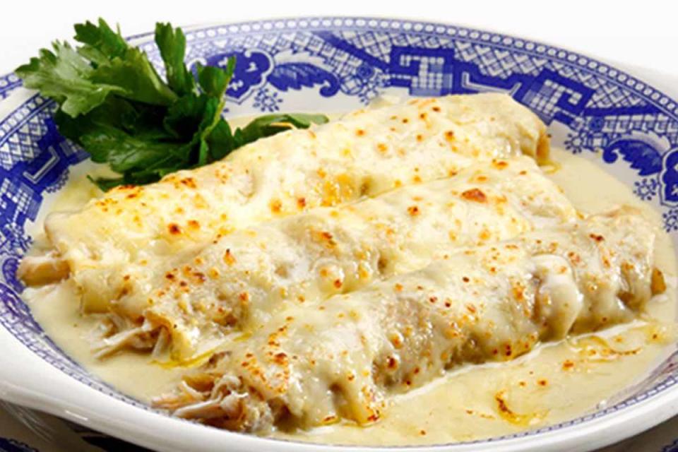 cómo preparar la receta de enchiladas suizas