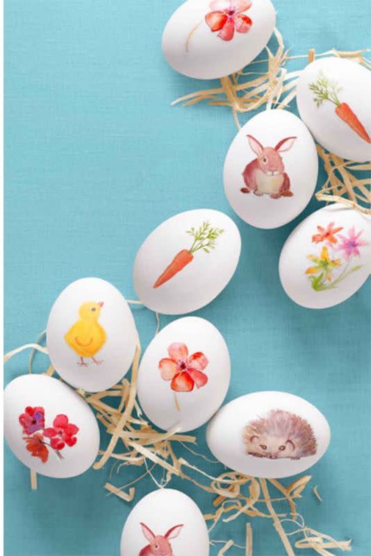 Watercolor Easter Eggs