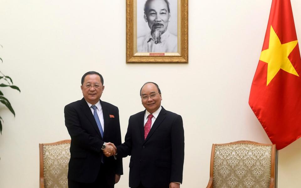 North Korea's foreign minister meets with Vietnam's prime minister - POOL AFP