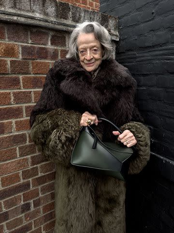 <p>Juergen Teller</p> Maggie Smith in New Loewe Campaign