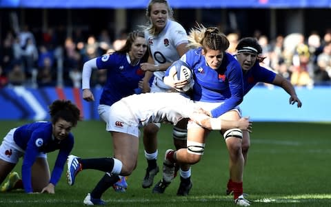 England were resilient when France were on top early in the match  - Credit: AFP