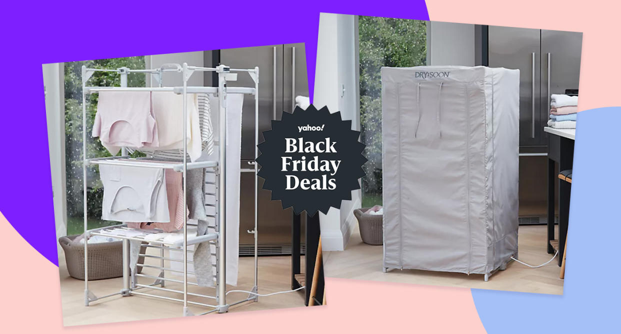 Dry:Soon's heated clothes airers are currently on offer in Lakeland's Black Friday sale. (Lakeland / Yahoo Life UK)