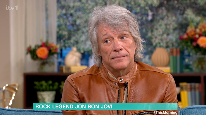 Jon Bon Jovi had vocal cord surgery. (ITV screengrab)