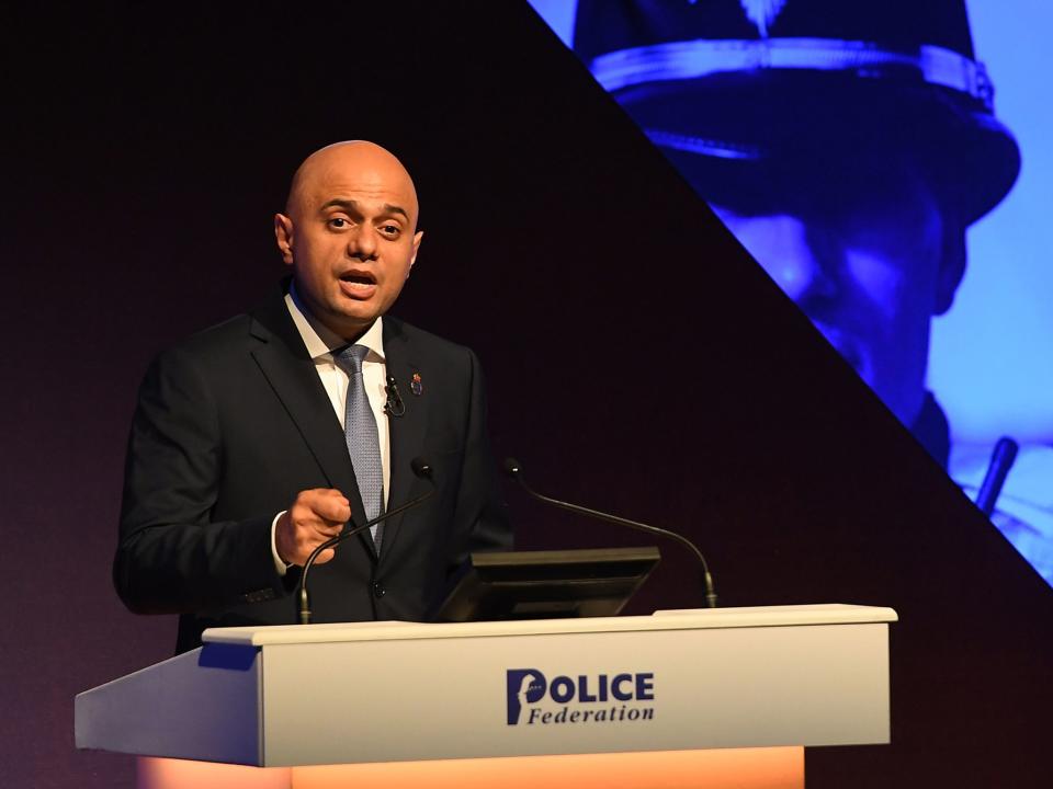 ‘I will prioritise police funding when it comes to the spending review,’ promises Javid: PA