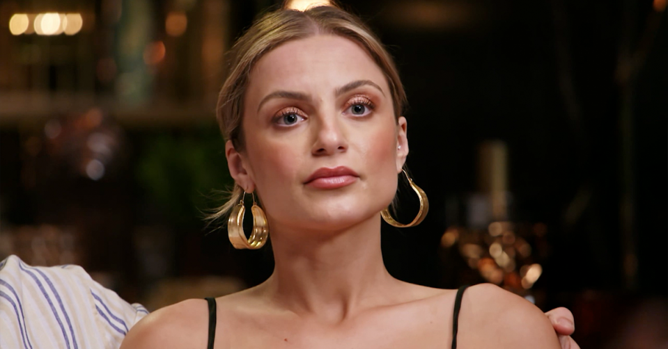 MAFS' Domenica looking sad.