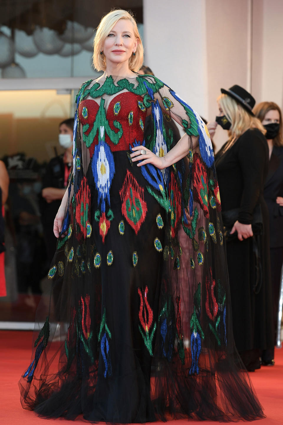 <p>Cate Blanchett looks gorgeous in Armani Prive at the closing ceremony of the 77th Venice Film Festival in Italy.</p>