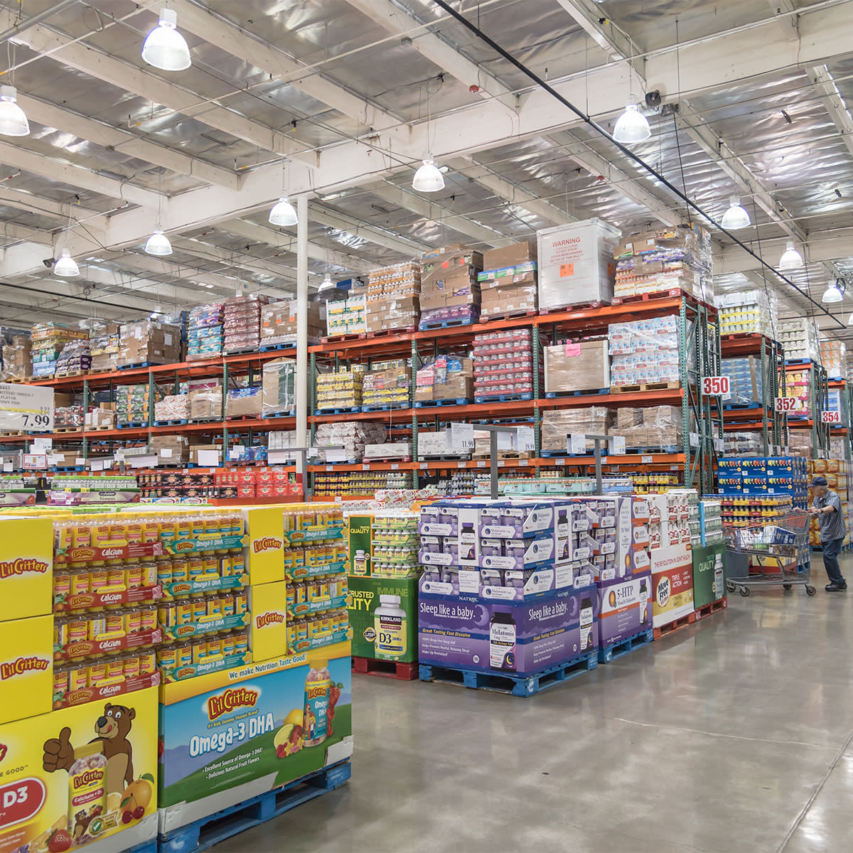 inside costco warehouse