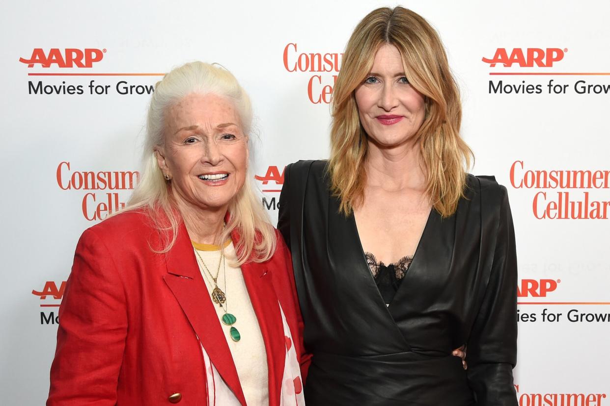 Diane Ladd and Laura Dern attend AARP The Magazine's 19th Annual Movies For Grownups Awards at Beverly Wilshire, A Four Seasons Hotel on January 11, 2020 in Beverly Hills, California.
