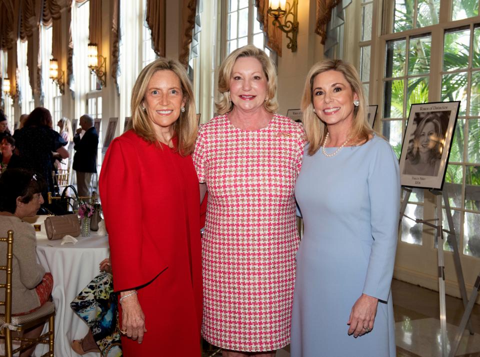 Monika Preston, Frances Fisher and Mary Freitas at the Palm Beach Atlantic University annual Women of Distinction luncheon at The Breakers in February 2023. This year's luncheon is set for Feb. 20.