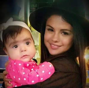 Selena Gomez with sister Victoria Gomez