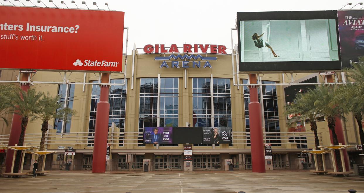 Gila River Arena in Glendale.